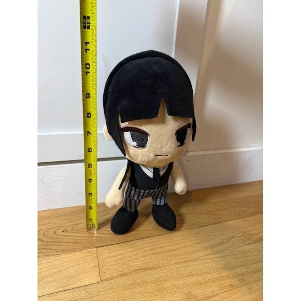 Wednesday Netflix Plush Stuffed Toy Addams Family Uniform Tim Burton Goth